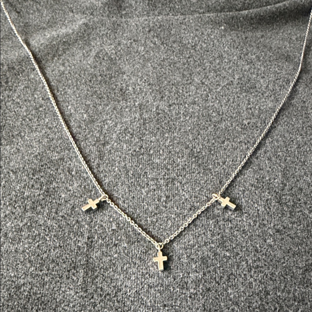 James Avery Retired Trinity Cross Necklace